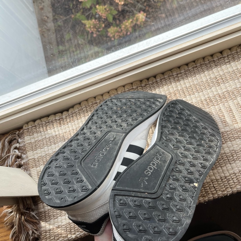Adidas White and Black Athletic Shoes - Picture 6 of 7